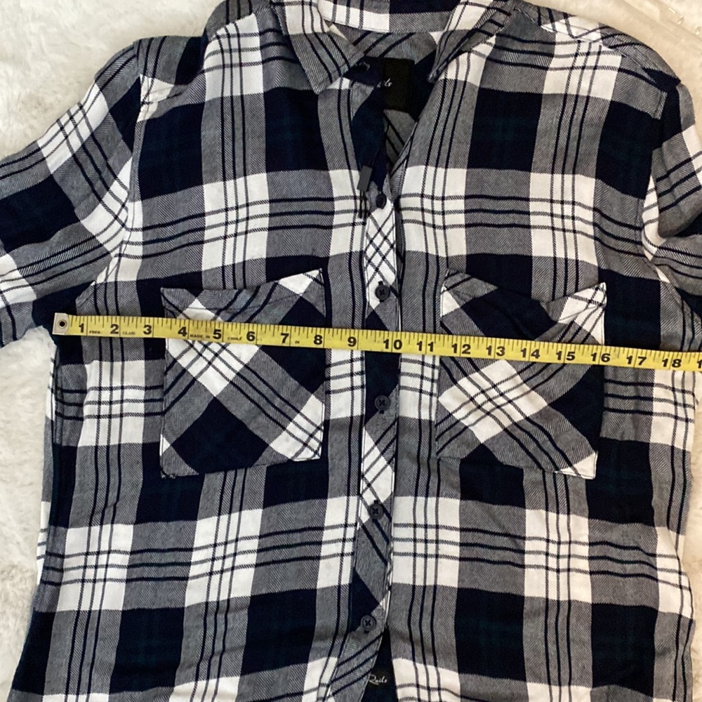 Rails Dylan Plaid Button Up Shirt Nwot! Size S - image 3